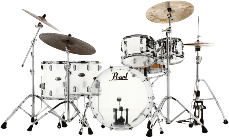 Pearl Crystal Beat 5-piece Shell Pack In Frost Acrylic (#733)