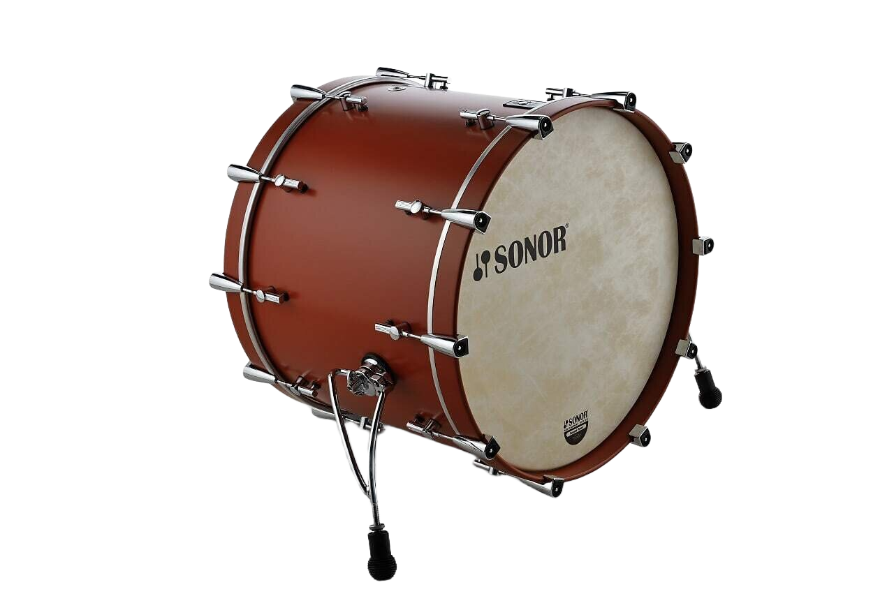 Sonor Sq1 22"X 17" Bass Drum-satin Copper Brown