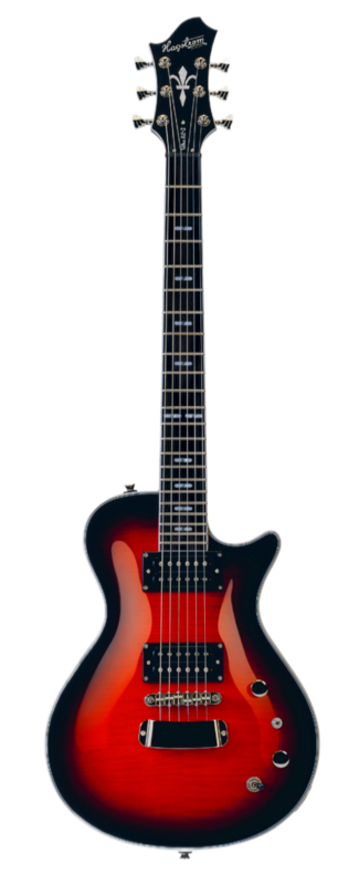 Hagstrom Ulswe-bgb Ultra Swede Electric Guitar. Burgandy Burst