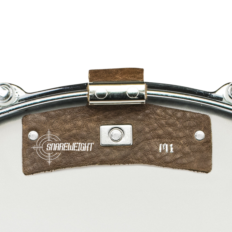 Snareweight M1b 4-inch Leather Drum Dampening System - Brown