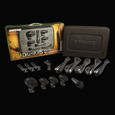 Shure Pgadrumkit5 5-piece Drum Microphone Kit
