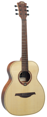 Lag Travel-sp Tramontane Acoustic Travel Guitar. Natural Spruce
