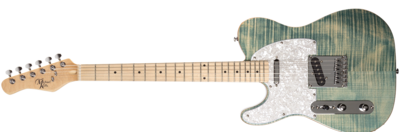 Michael Kelly Guitar Co. Electric Guitar 1953 Blue Jean Wash Lh S/s Maple Fretboard