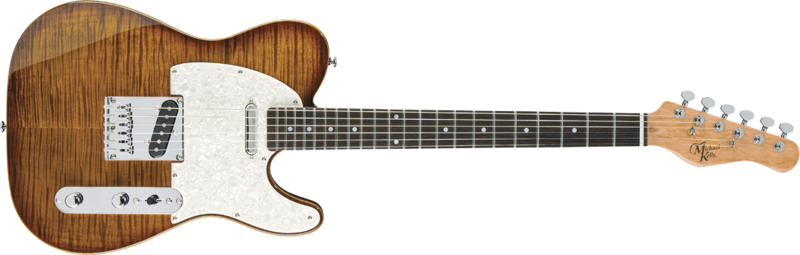 Michael Kelly Guitar Co. Electric Guitar 1953 Caramel Burst Quad Boutique Mod; Ebony Fretboard