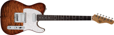 Michael Kelly Guitar Co. Electric Guitar 1955 Caramel Burst H/h Pau Ferro Fretboard