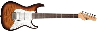 Michael Kelly Guitar Co. Electric Guitar 1963 Tobacco Burst H/s/s Ebony Fretboard