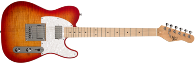 Michael Kelly Guitar Co. Electric Guitar 53db Cherry Sunburst Great 8 Boutique Mod; Maple Fretboard