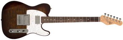 Michael Kelly Guitar Co. Electric Guitar 53db Dark Tiger's Eye Great 8 Boutique Mod; Maple Fretboard