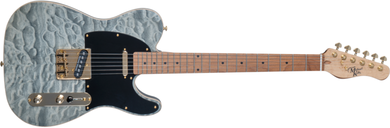 Michael Kelly Guitar Co. Electric Guitar Modshop 50 Black Wash (Seymour Duncan) S/s. Maple Fretboard