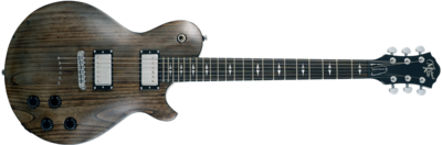 Michael Kelly Guitar Co. Electric Guitar Patriot Decree Open Pore Faded Black Open Pore Ebony Fretboard
