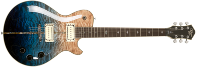 Michael Kelly Guitar Co. Electric Guitar Patriot Instinct Modshop Blue Fade (Seymour Duncan) H/h Pau Ferro Fretboard