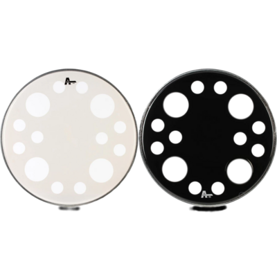 Attack 20" Orbit Batter And Resonant Bass Drum Head Pack 2023 - White Batter / Black Resonant Combo Pack