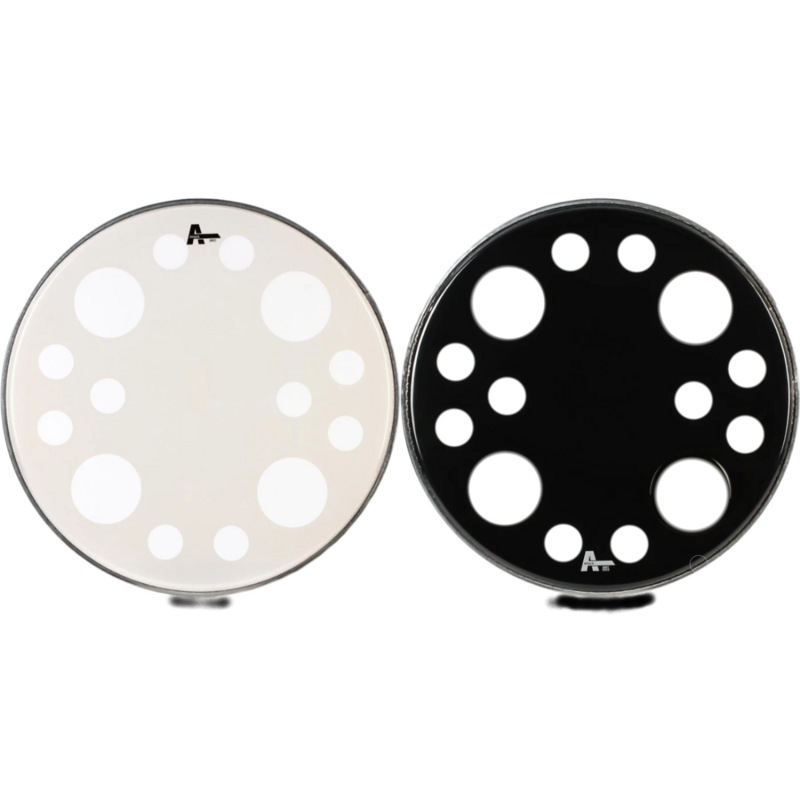 Attack 22" Orbit Batter And Resonant Bass Drum Head Pack 2023 - White Batter / Black Resonant Combo Pack