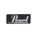 Pearl Clip-On Logo Plate for DR-500 Rack System. Part #NP394H