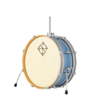 Dixon Little Roomer 7x20 Bass Drum In Cerulean Frost (Cf)