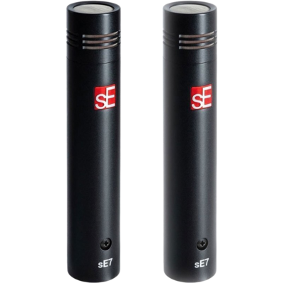 Factory Matched Pair Of Se7 Microphones With Clips