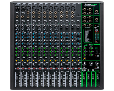 Mackie Profx16-v3 16-channel 4-bus Professional Effects Mixer With Usb