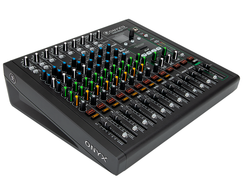 Mackie Onyx12 12-channel Premium Analog Mixer With Multi-track Usb