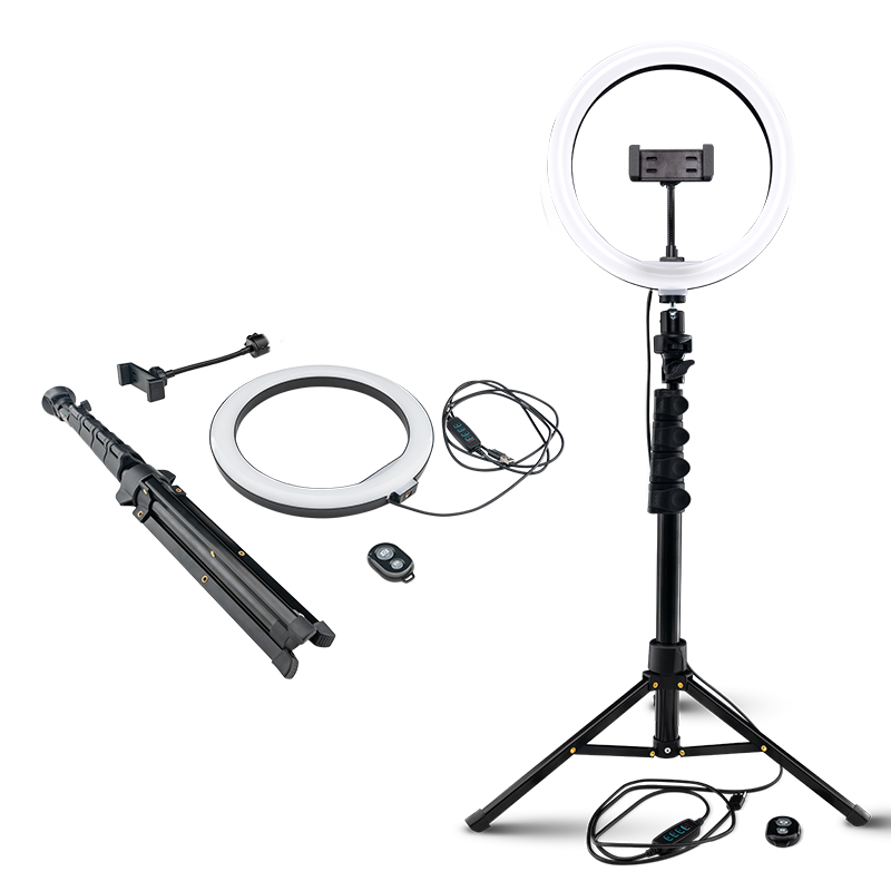 Mackie Mring-10 - 10” 3-color Ring Light Kit With Stand And Remote