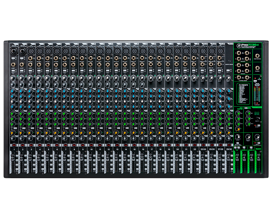 Mackie Profx30-v3 30-channel 4-bus Professional Effects Mixer With Usb