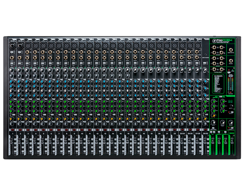 Mackie Profx30-v3 30-channel 4-bus Professional Effects Mixer With Usb