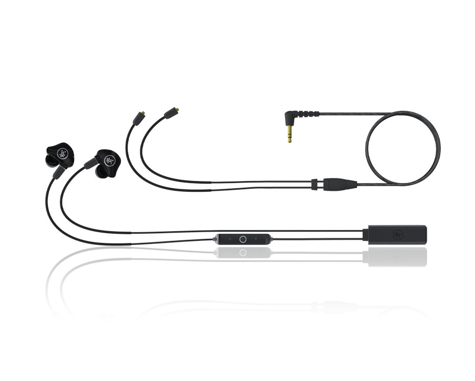 Mackie Mp-240-bta Dual Hybrid Driver Professional In-ear Monitors With Bluetooth® Adapter