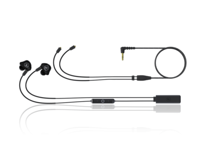 Mackie Mp-240-bta Dual Hybrid Driver Professional In-ear Monitors With Bluetooth® Adapter