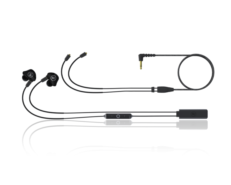 Mackie Mp-120-bta Single Dynamic Driver Professional In-ear Monitors With Bluetooth® Adapter
