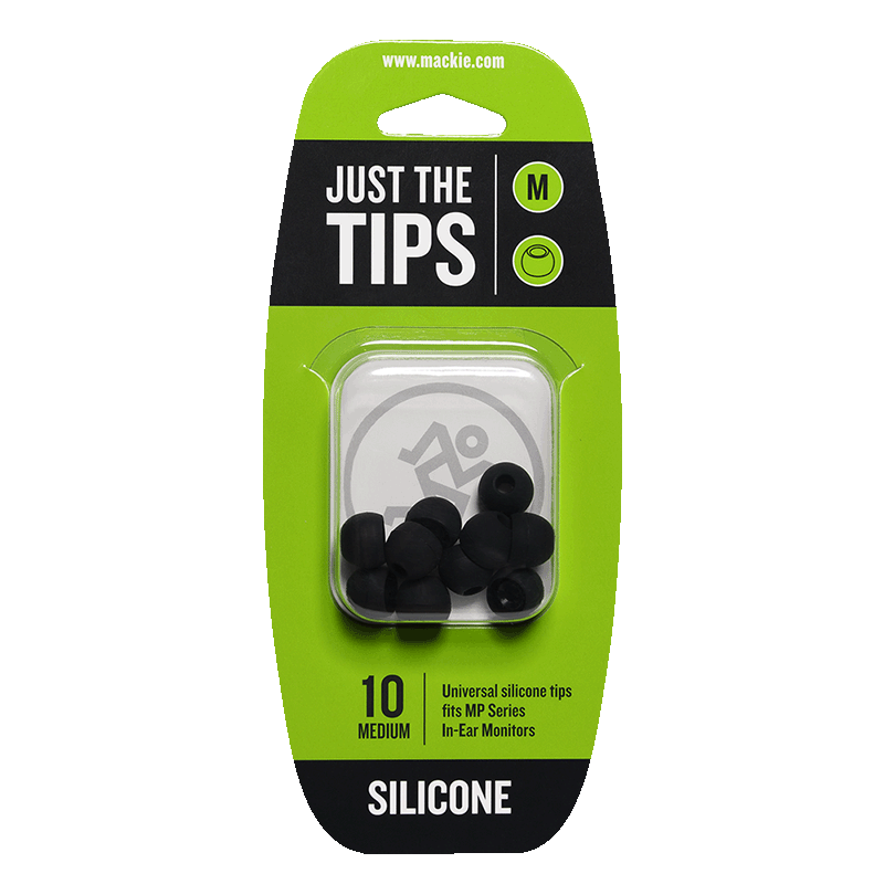 Mackie Mp Series Medium Silicone Black Tips Kit