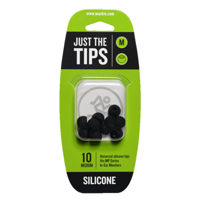 Mackie Mp Series Medium Silicone Black Tips Kit