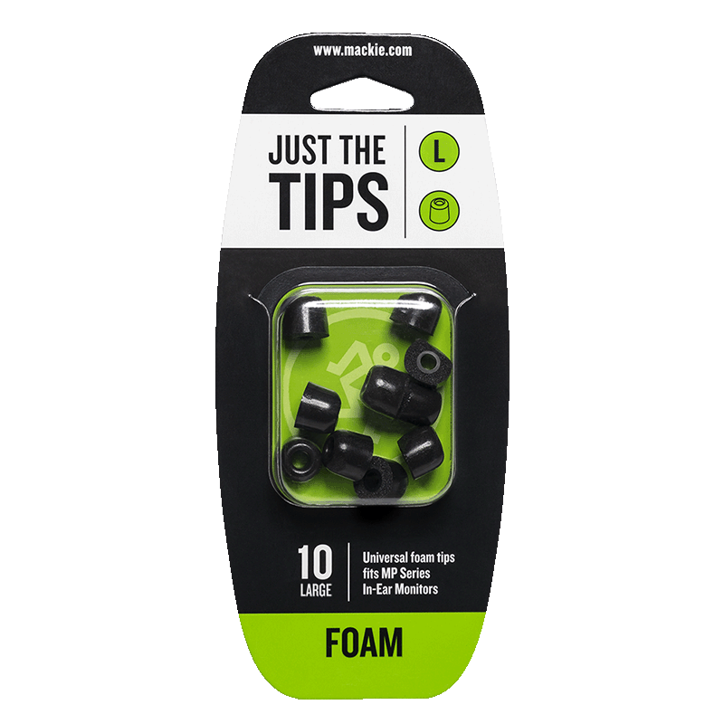 Mackie Mp Series Large Foam Black Tips Kit