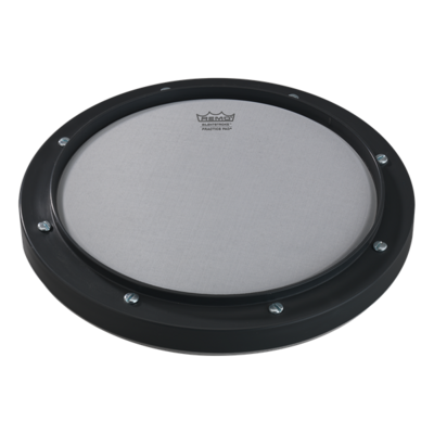 Remo Silentstroke Practice Pad - Tunable, Black, Silentstroke Drumhead, 8"