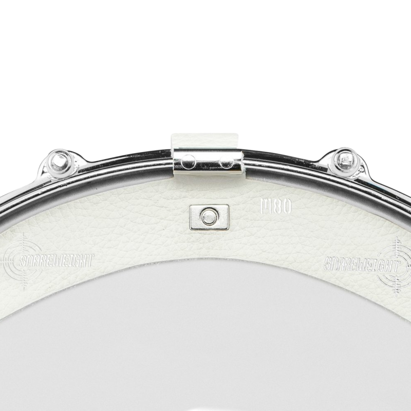 Snareweight M80 10-inch Leather Drum Dampening System - White