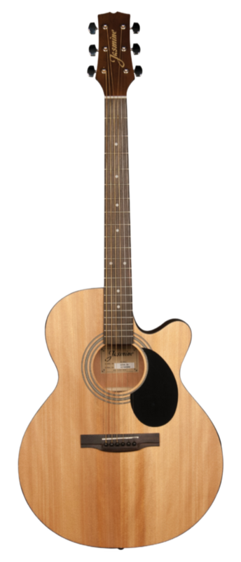 Jasmine S34c Orchestra Style Acoustic Guitar. Natural Finish