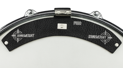 Snareweight M80 10-inch Leather Drum Dampening System - Black