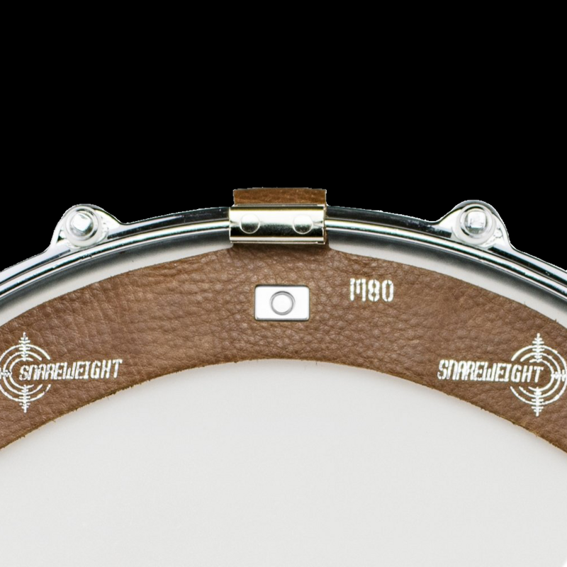 Snareweight M80 10-inch Leather Drum Dampening System - Brown