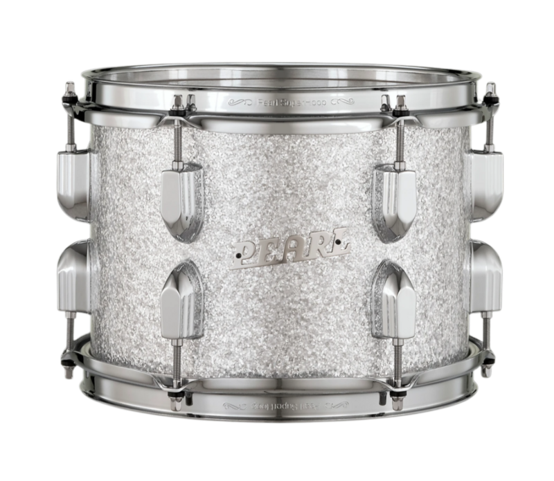 Pearl President Series Deluxe 10"X7" Tom Tom In (#450) Silver Sparkle Wrap Finish