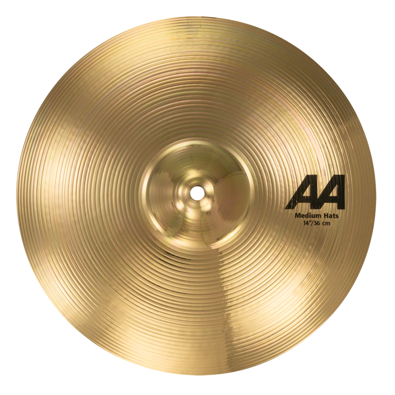 Sabian 14" Aa Medium Hats Brilliant Finish