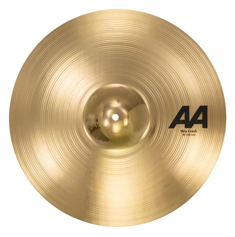 Sabian 18" Aa Thin Crash Brilliant Finish