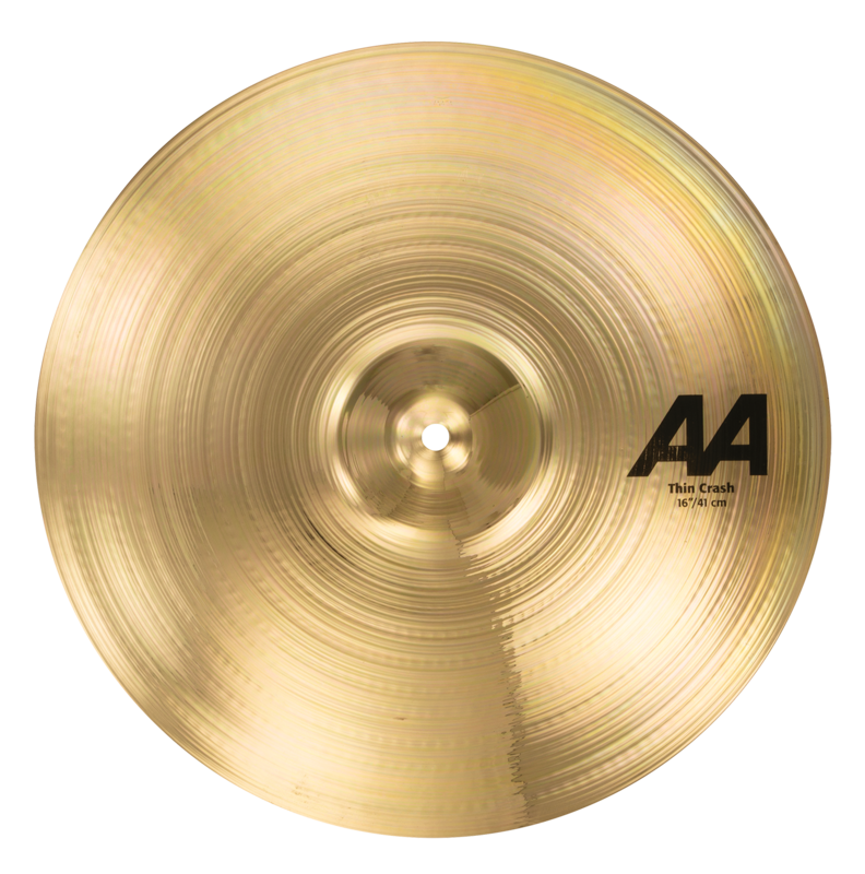 Sabian 16" Aa Thin Crash Brilliant Finish
