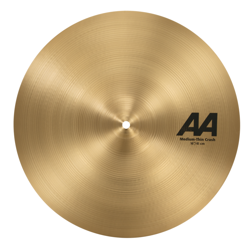 Sabian 16" Aa Medium Thin Crash