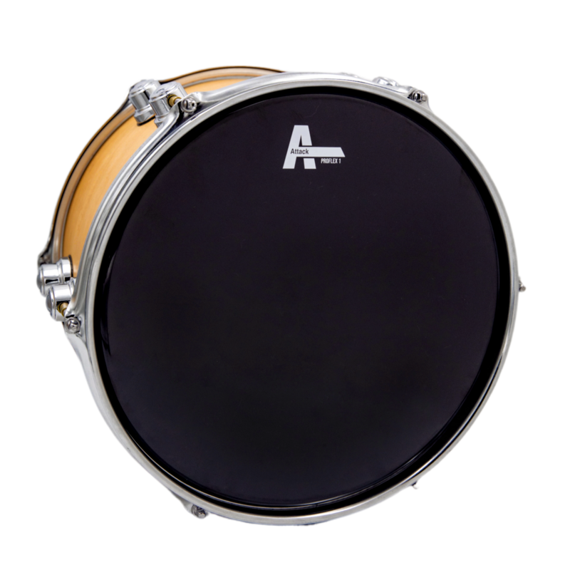 Attack 8" Pro Flex 1 Black Drumhead