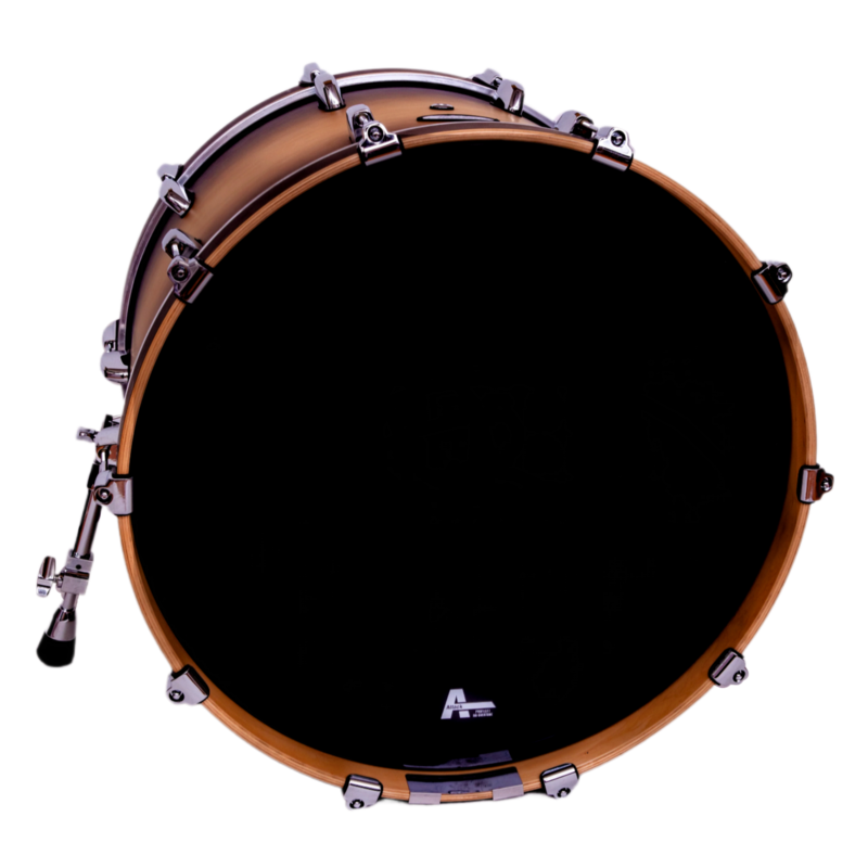 Attack 24" Pro Flex 1 Black Drumhead