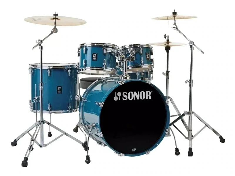 Sonor Aq1 Stage Set In Carribean Blue