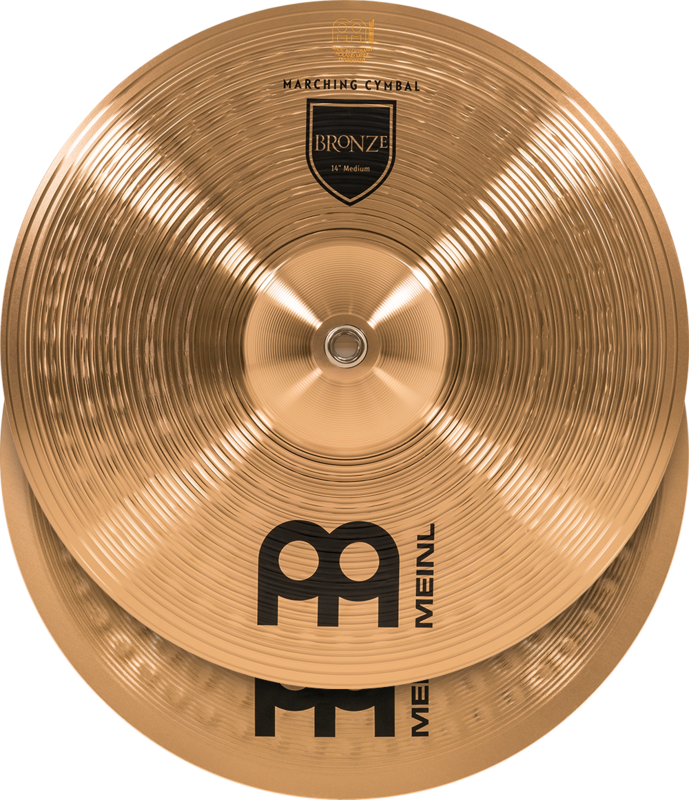 Meinl 14" Student Marching Hand Cymbals Bronze (Pair)