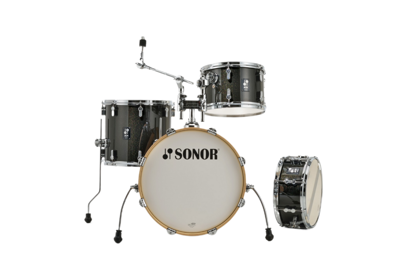 Sonor Aqx Jazz Set Black Midnight Sparkle