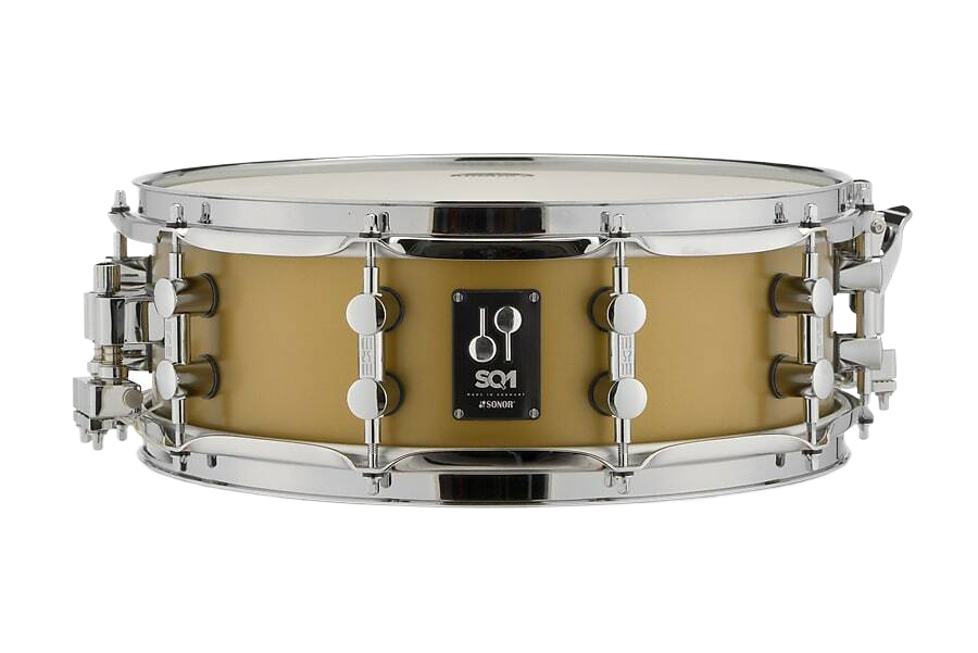 Sonor Sq1 14"X 5" Snare Drum Satin Gold Metallic