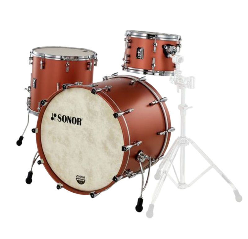 Sonor Sq1 22" 3-pc Shell Pack-satin Copper Brown