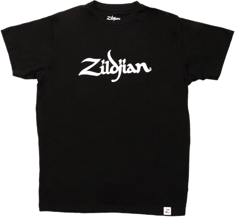 Zildjian Classic Black Logo Tee - Sizes S - 3XL