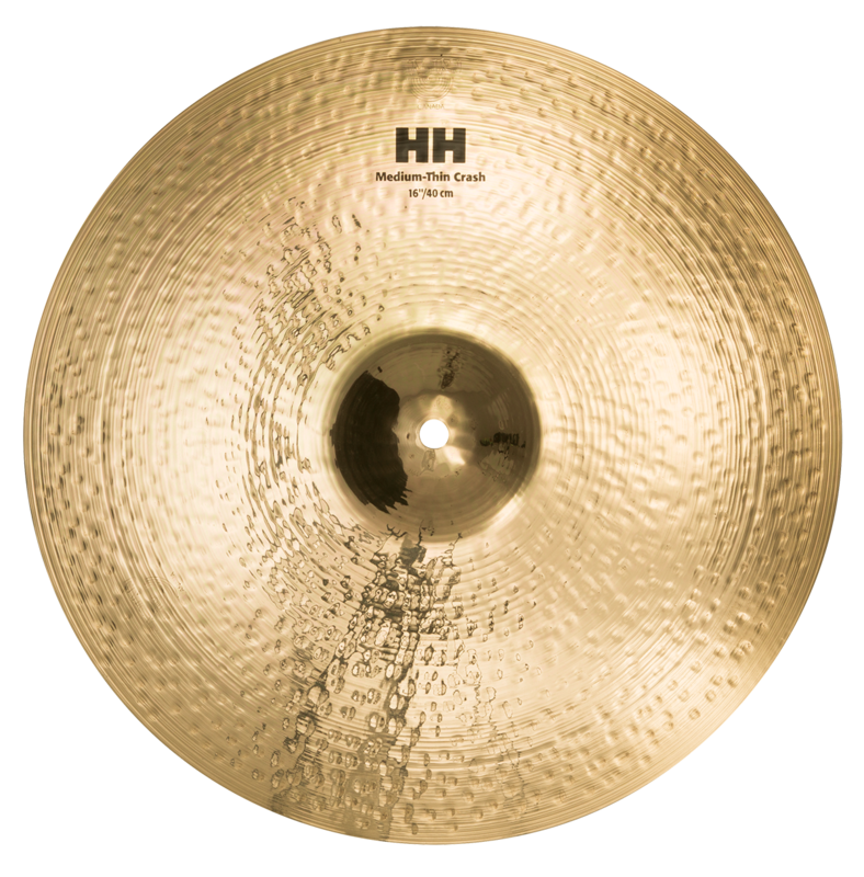 Sabian 16" Hh Medium-thin Crash Brilliant Finish